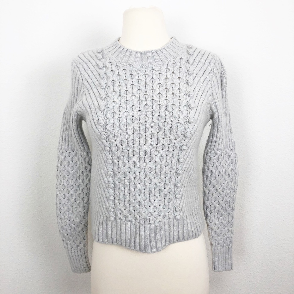 Rebecca Taylor La Vie Cable Knit Sweater M